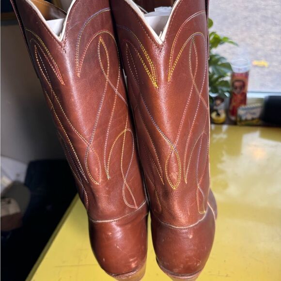 Vintage Cowboy Boots Sz 10 - Picture 6 of 8